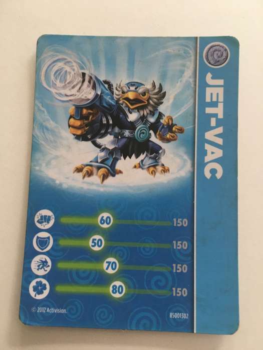 SKYLANDERS TRADING CARD - JET-VAC