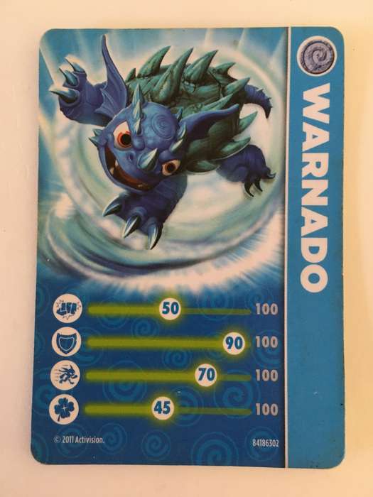 SKYLANDERS TRADING CARD  - WARNADO