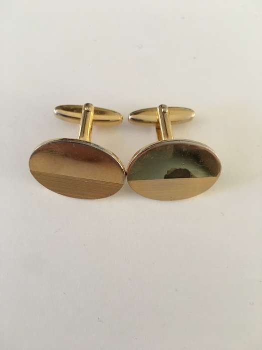 LOVELY VINTAGE MENS CUFF LINKS MAY BE PLATED