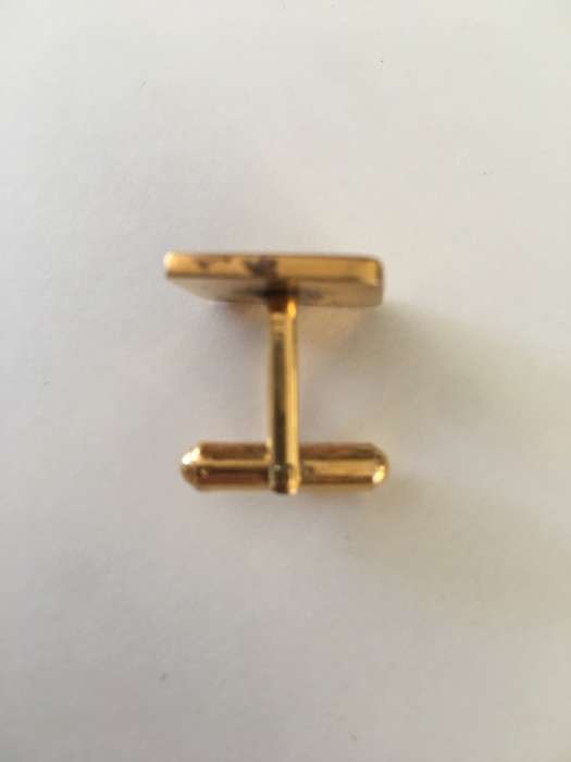 LOVELY SINGLE OPEL MENS CUFF LINK MAY BE PLATED
