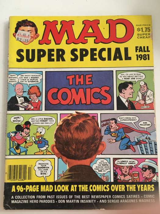 LOVELY VINTAGE MAD MAGAZINE - SUPER SPECIAL FALL 1981 NO. 36 -  SUPER THICK