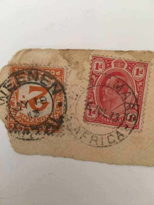 LOVELY USED 2 TRANSVAAL  STAMPS