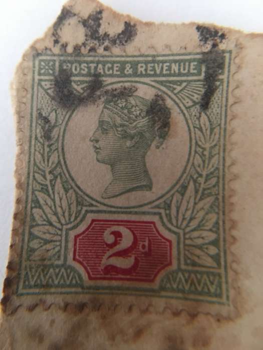 USED QUEEN VICTORIA 2D STAMP