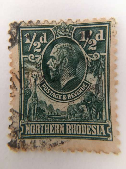 USED NORTHERN RHODESIA KING GEORGE STAMP