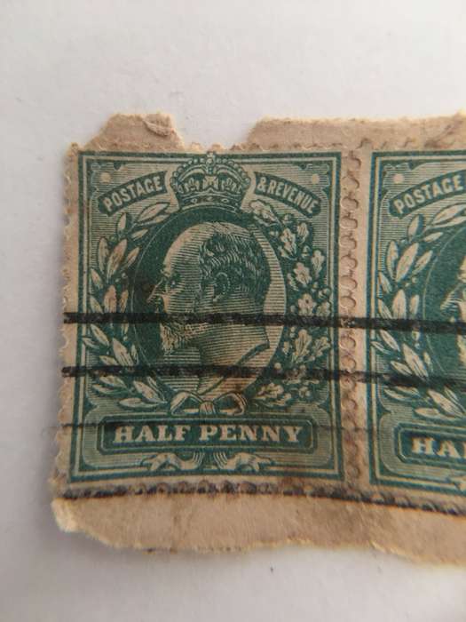 SOUTH AFRICA / CAPE OF GOOD HOPE KING EDWARD PAIR OF USED