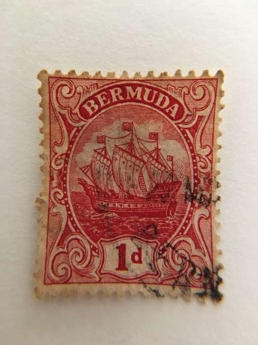 BERMUDA USED 1D STAMP