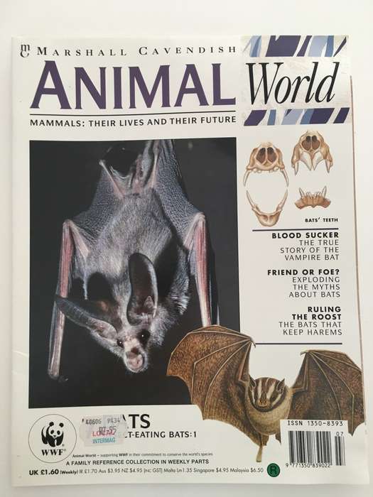 LOVELY MAGAZINE - ANIMAL W0RLD - NO. 7 - BATS - 1993