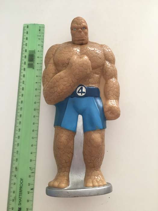 LOVELY VINTAGE FIGURE OLD BUBBLE BATH BOTTLE - THE THING -  FROM THE FANTASTIC 4  - 2007