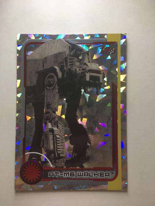 TOPPS -  STAR WARS CARD - THE LAST JEDI  - HOLOGRAPHIC CARD  / AT-M6 WALKER