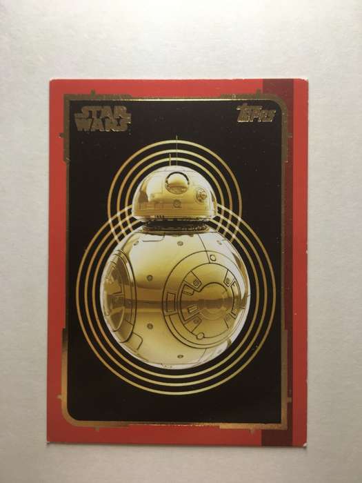 TOPPS -  STAR WARS CARD - THE LAST JEDI  2 CARDS