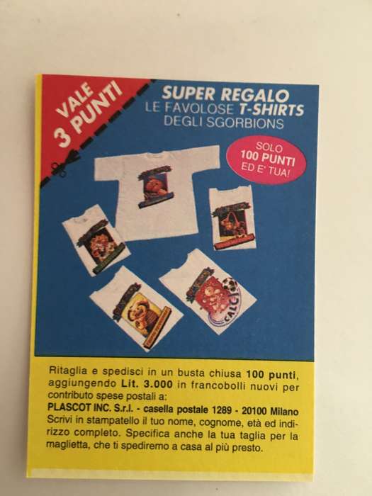 VINTAGE ITALIAN MINT SET OF 2 GARBAGE PAIL KIDS - 1989