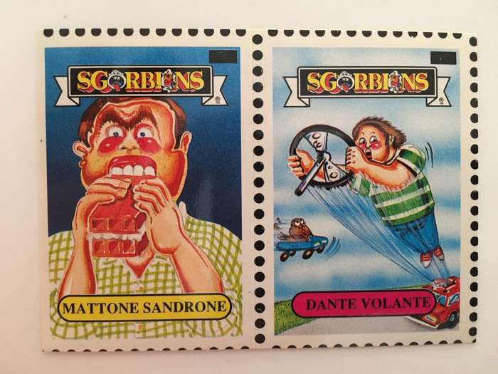 VINTAGE ITALIAN MINT SET OF 2 GARBAGE PAIL KIDS - 1989