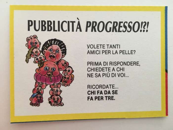 VINTAGE ITALIAN MINT SET OF 2 GARBAGE PAIL KIDS - 1989