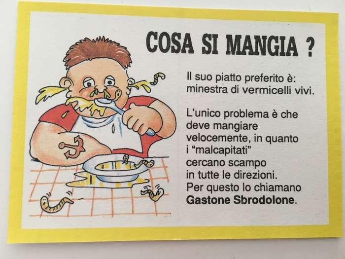 VINTAGE ITALIAN MINT SET OF 2 GARBAGE PAIL KIDS - 1989