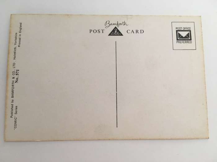 VINTAGE BRITISH HUMOUR - BAMFORTH POST CARD
