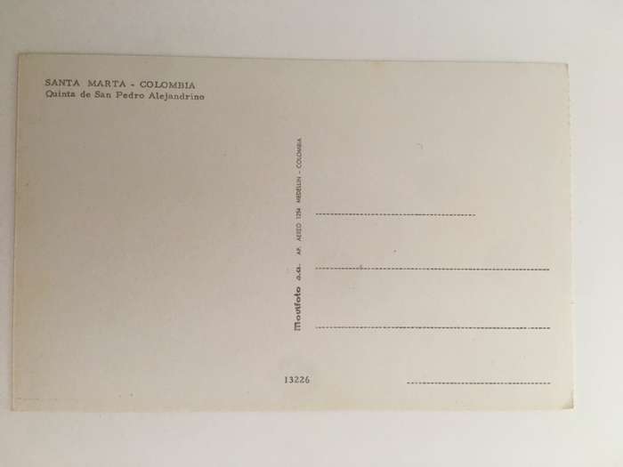 VINTAGE POSTCARD - COLOMBIA