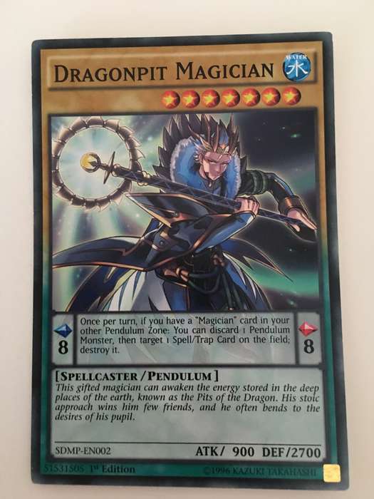 YU-GI-OH TRADING CARD - DRAGONPIT MAGICIAN