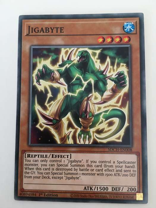 YU-GI-OH TRADING CARD - JIGABYTE