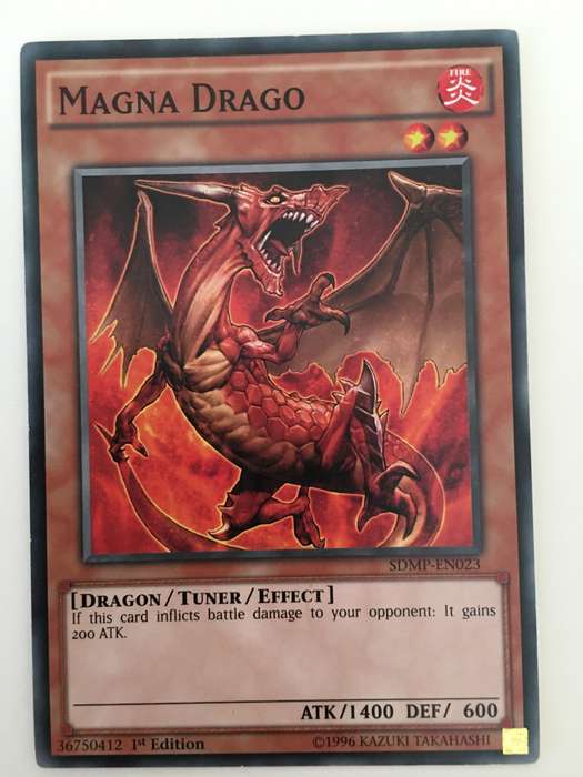 YU-GI-OH TRADING CARD - MAGNA DRAGO