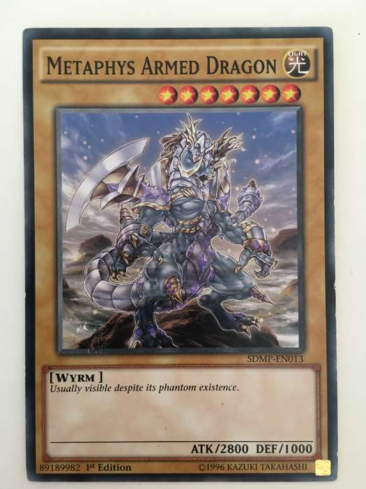 YU-GI-OH TRADING CARD - METAPHYS ARMED DRAGON