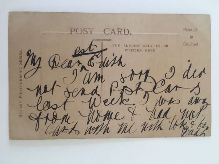 VINTAGE TO ANTIQUE POSTCARD  - A GOOD FINISH