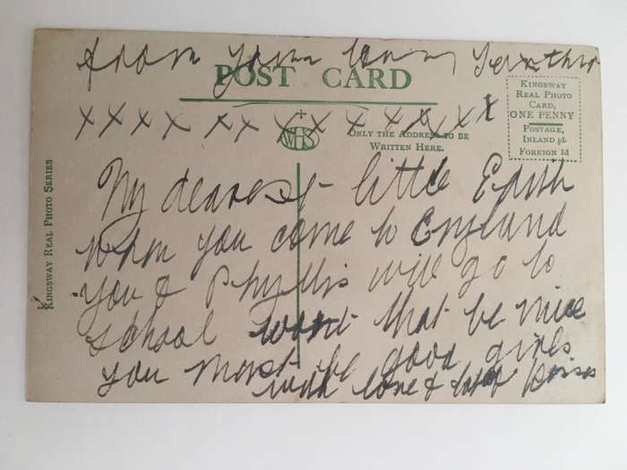 VINTAGE TO ANTIQUE POSTCARD - THE CRYSTAL PALACE LONDON