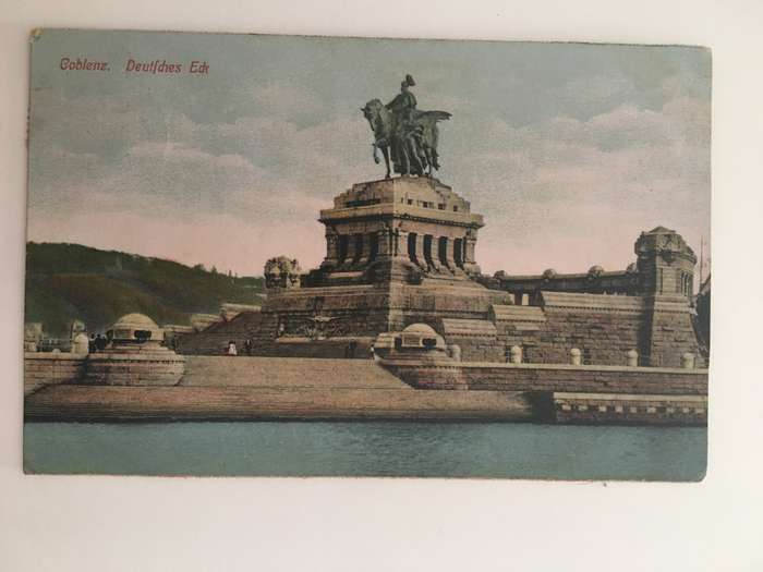 VINTAGE TO ANTIQUE POSTCARD - GERMANY WITH OLD STAMP