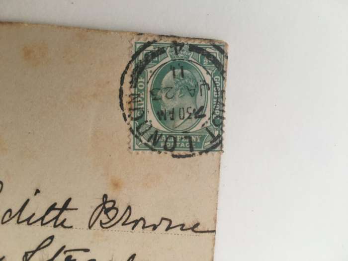 VINTAGE TO ANTIQUE POSTCARD - GERMANY WITH OLD STAMP