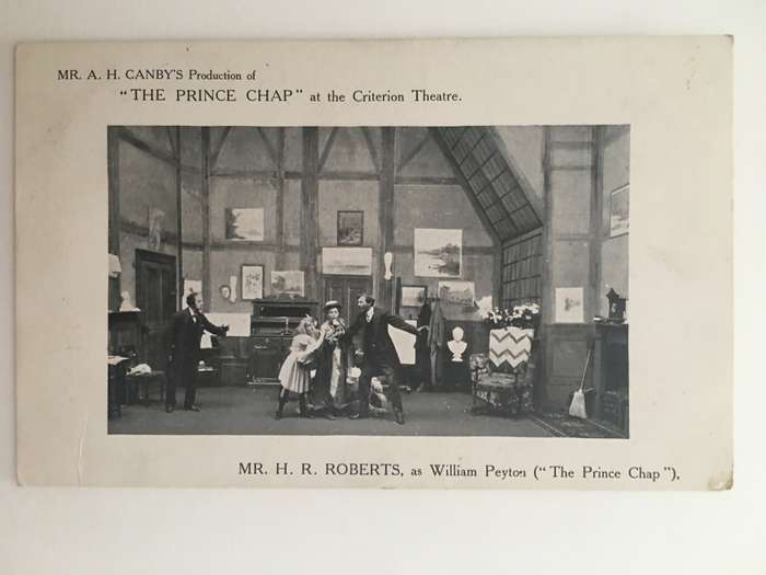 VINTAGE TO ANTIQUE POSTCARD - THE PRINCE CHAP