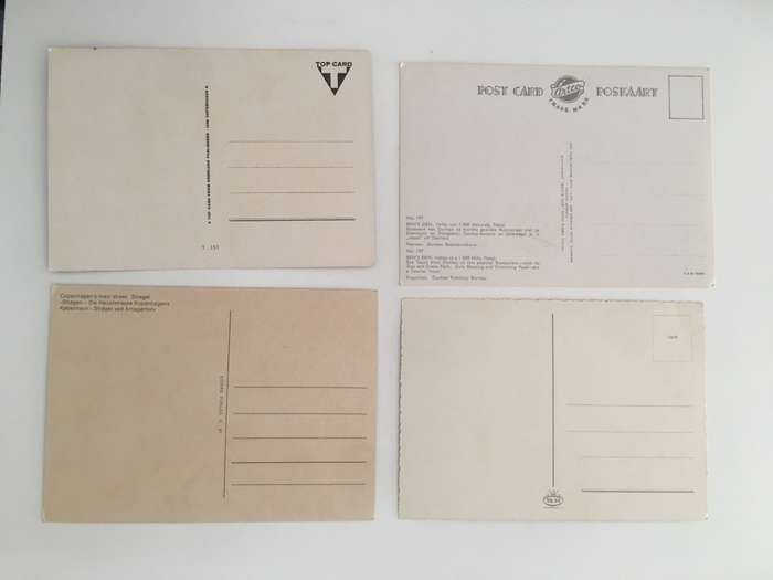 VINTAGE LOT OF 4 POSTCARDS