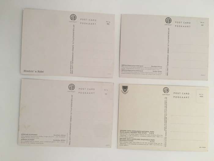 VINTAGE LOT OF 4 POSTCARDS