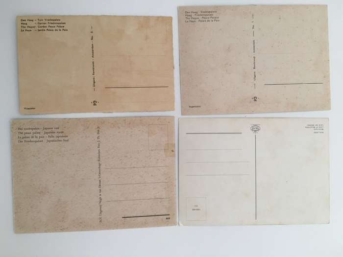 VINTAGE LOT OF 4 POSTCARDS