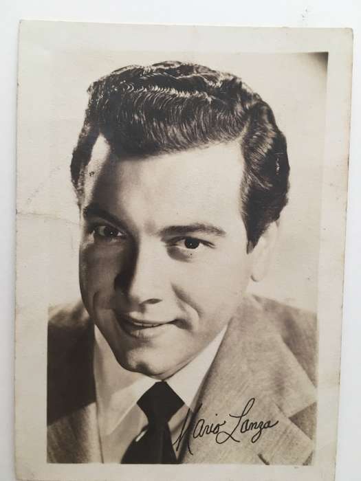 MARIO  LANZA  - AUTOGRAPH  PRINTED  SUPER RARE!!!!