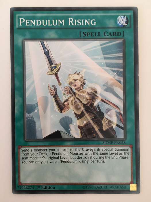 YU-GI-OH TRADING CARD - PENDULUM RISING