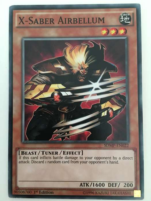 YU-GI-OH TRADING CARD - X - SABER AIRBELLUM