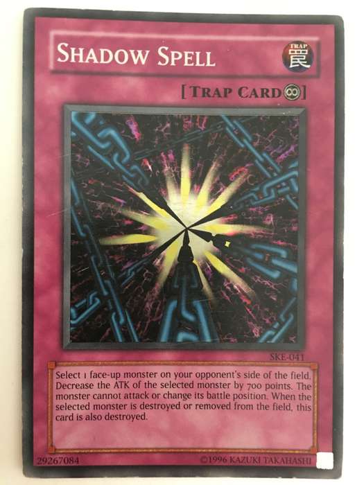 YU-GI-OH TRADING CARD - FOIL CARD / SHINY - SHADOW SPELL
