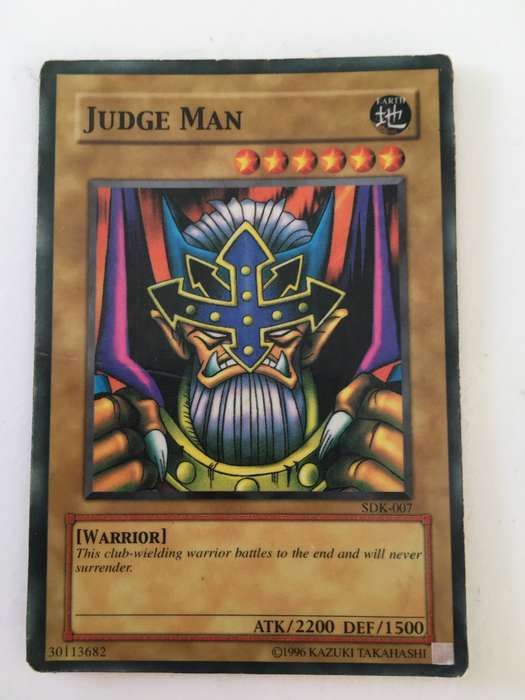 YU-GI-OH TRADING CARD - JUDGE MAN