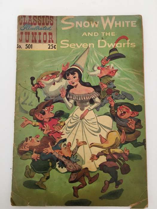 VINTAGE CLASSICS ILLUSTRATED JUNIOR - SNOW WHITE AND THE SEVEN DWARFS - 1969