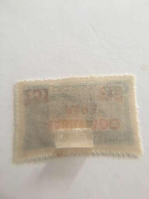 SPAIN UNUSED PRINTED OVER STAMP