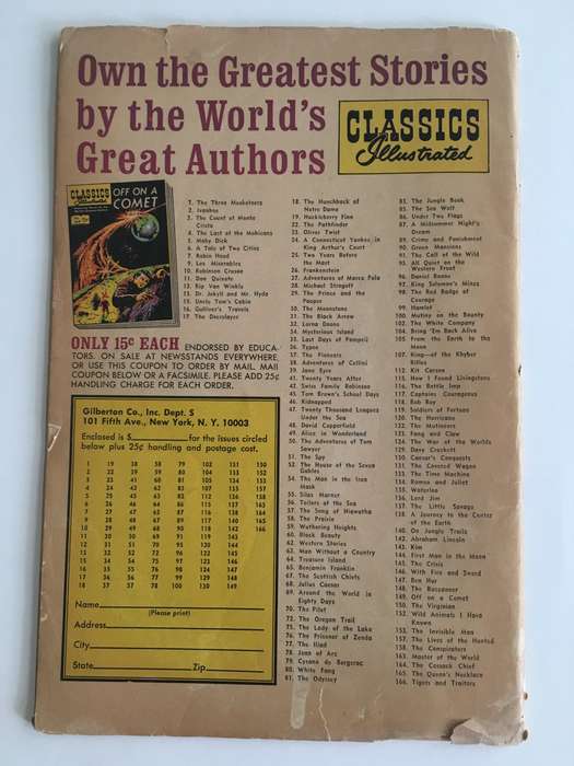 VINTAGE CLASSICS ILLUSTRATED  - FRANKENSTEIN - 1967