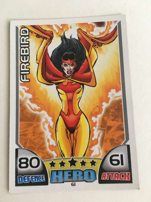 DC MARVEL TOPPS HERO TRADING CARD - FIREBIRD