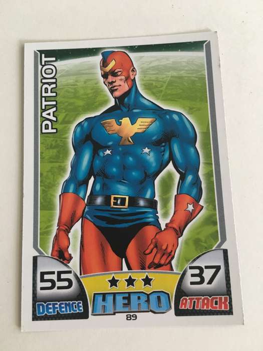 DC MARVEL TOPPS HERO TRADING CARD - PATRIOT