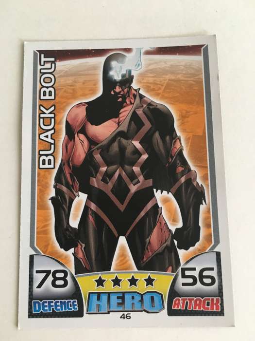DC MARVEL TOPPS HERO TRADING CARD - BLACK BOLT