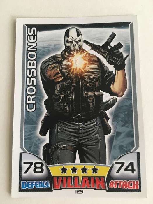 DC MARVEL TOPPS VILLAIN TRADING CARD - CROSSBONES