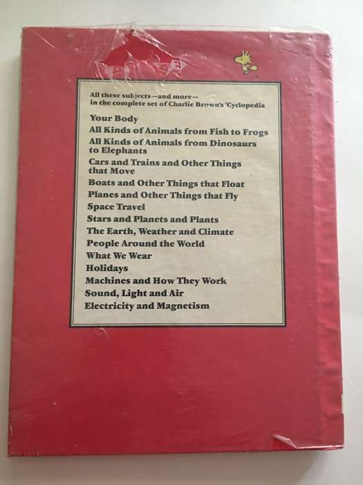 VINTAGE CHARLIE BROWN`S CYCLOPEDIA - NO. 1 - 1980