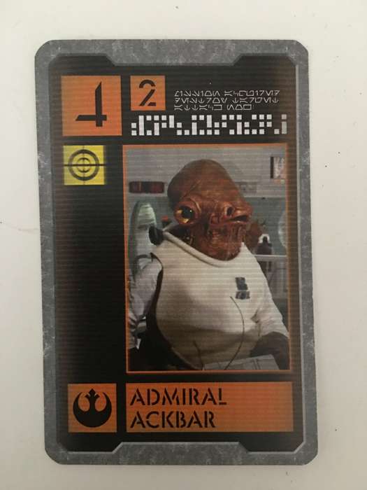 VINTAGE LUCASFILM STAR WARS - FIRST ORIGINAL ACTORS - ADMIRAL ACKBAR