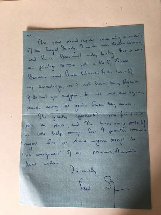LOVELY HAND WRITTEN LETTER AND CHRISTMAS CARDS LEADER OF THE PFP AND THE DP  1928-1999 ZACH DE BEER
