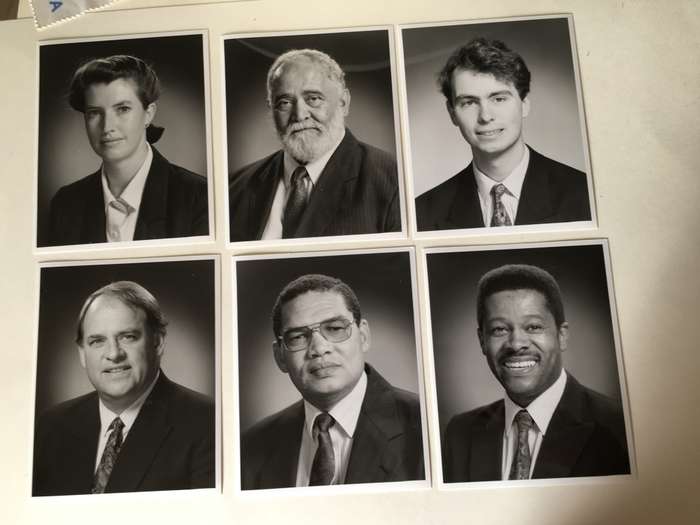 LOVELY LOT OF PHOTOS AND LETTER OF PAST MEMBERS OF THE DA