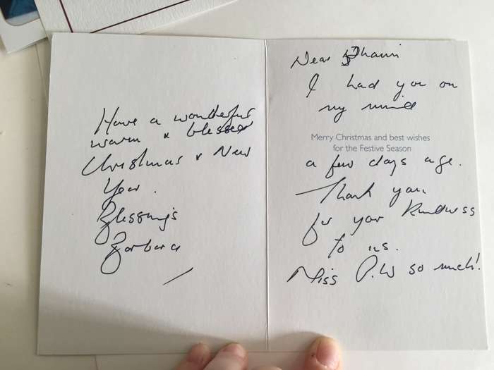 NUMEROUS ITEMS FROM WIFE OF FORMER PRESIDENT WIFE MRS BARBRA BOTHA WIFE OF PW BOTHA