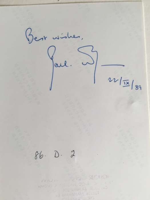 LOVELY AUTOGRAPHED PHOTO AND LETTERS AND CARDS FROM THE FORMER OPPOSITION LEADER ZACH DE BEER